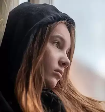 Lonely foster teen